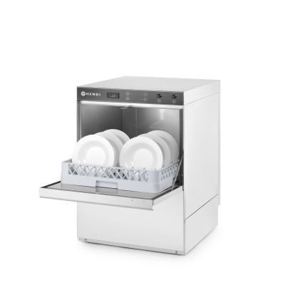 Myčka nádobí K50, HENDI, Budget Line, s dávkovačem mycího prostředku, 230V/3600W, 600x570x(H)830mm | 230237